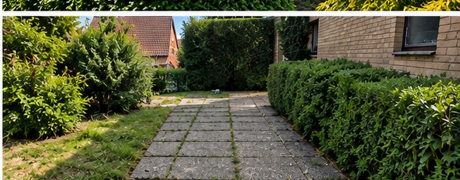 Gartenpflege nachher